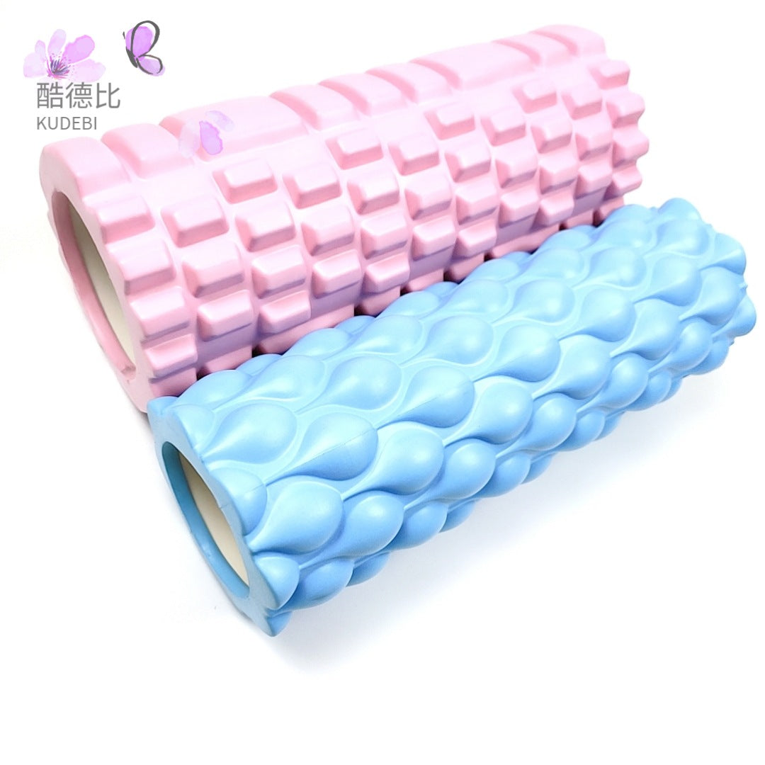 33cm Hollow Yoga Column Eva Foam Shaft Slim Calf Mace Massage Roller Wheel Muscle Relaxation Massager - image 3