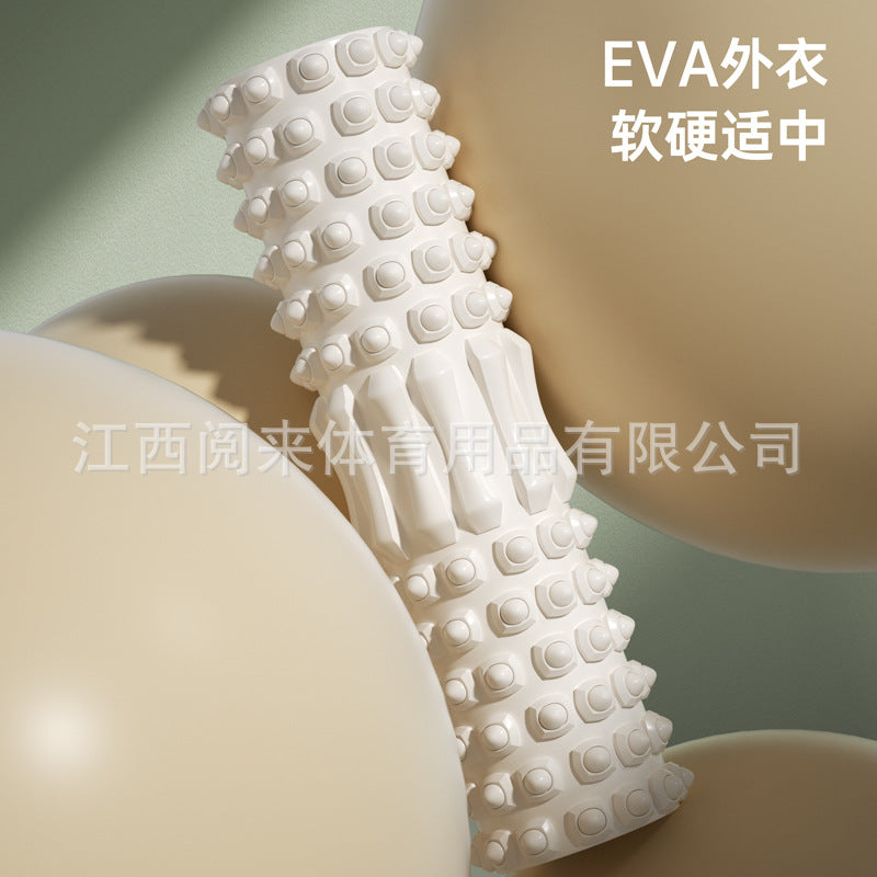 Hollow foam shaft yoga column mace roller muscle massage stick hollow muscle relaxation massage shaft - image 3