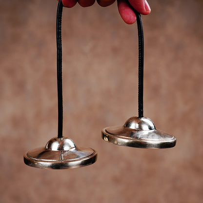 Nepal Ding Xia Touch Bell Brass Professional Meditation Meditation Yoga Knocking Percussion Therapy Musical Instruments - image 2