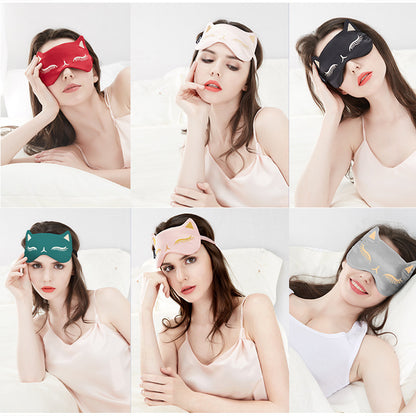 Eye Mask for Sleeping, Light-Blocking and Breathable, for Men and Women, Non-Silk Eye Mask, Lunch Break, Relieves Eye Fatigue, Eye Protection, Wholesale Eye Pro - image 4