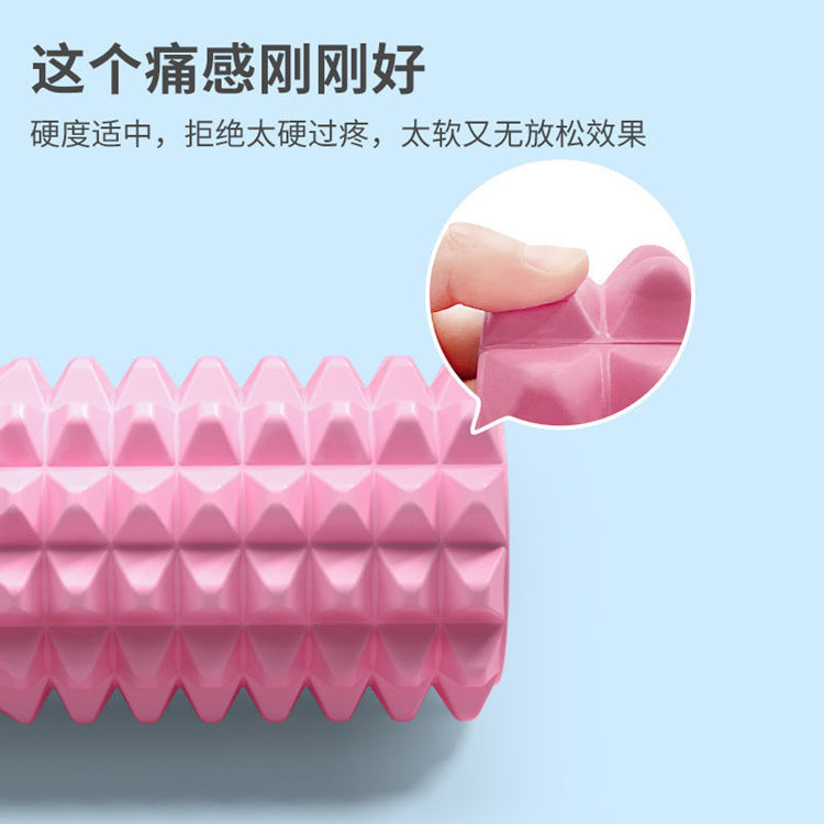 Foam shaft muscle relaxing device calf slimming artifact wolf tooth stick massage stick roller fascia fitness column yoga equipment - image 4