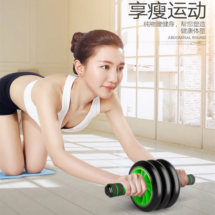 Fitness wheel abdominal wheel for men and women home abdominal exercise roller fitness equipment belly slimming belly Rebound abdominal muscle wheel - image 2