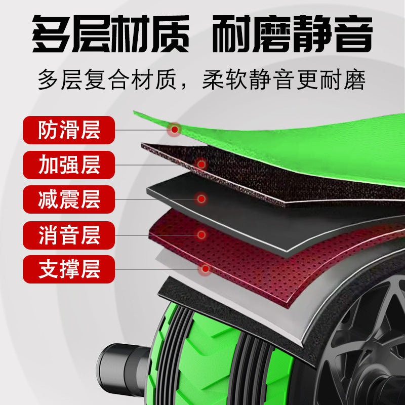 Abdominal Wheel for Men and Women Abdominal Muscle Wheel Roll Abdominal Skinny Arm Belly Artifact Female Roller Sports Fitness Equipment Weight Loss Artifact - image 3