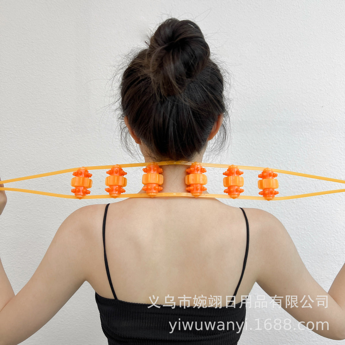 Ball Back Strip Massager 12 Wheels 18 Wheels 24 Wheels Manual Roller Back Puller Cervical Spine Lumbar Leg Massage Strip - image 4