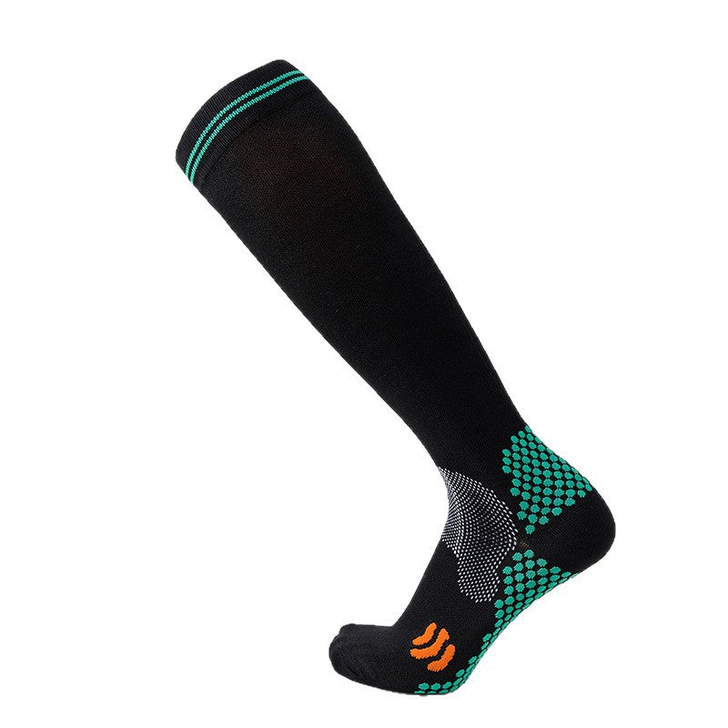 Cross-Border football socks leggings available for men and women compression socks muscle socks running sports calf socks can do LOGO - image 5
