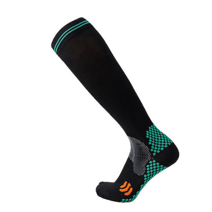 Cross-Border football socks leggings available for men and women compression socks muscle socks running sports calf socks can do LOGO - image 5