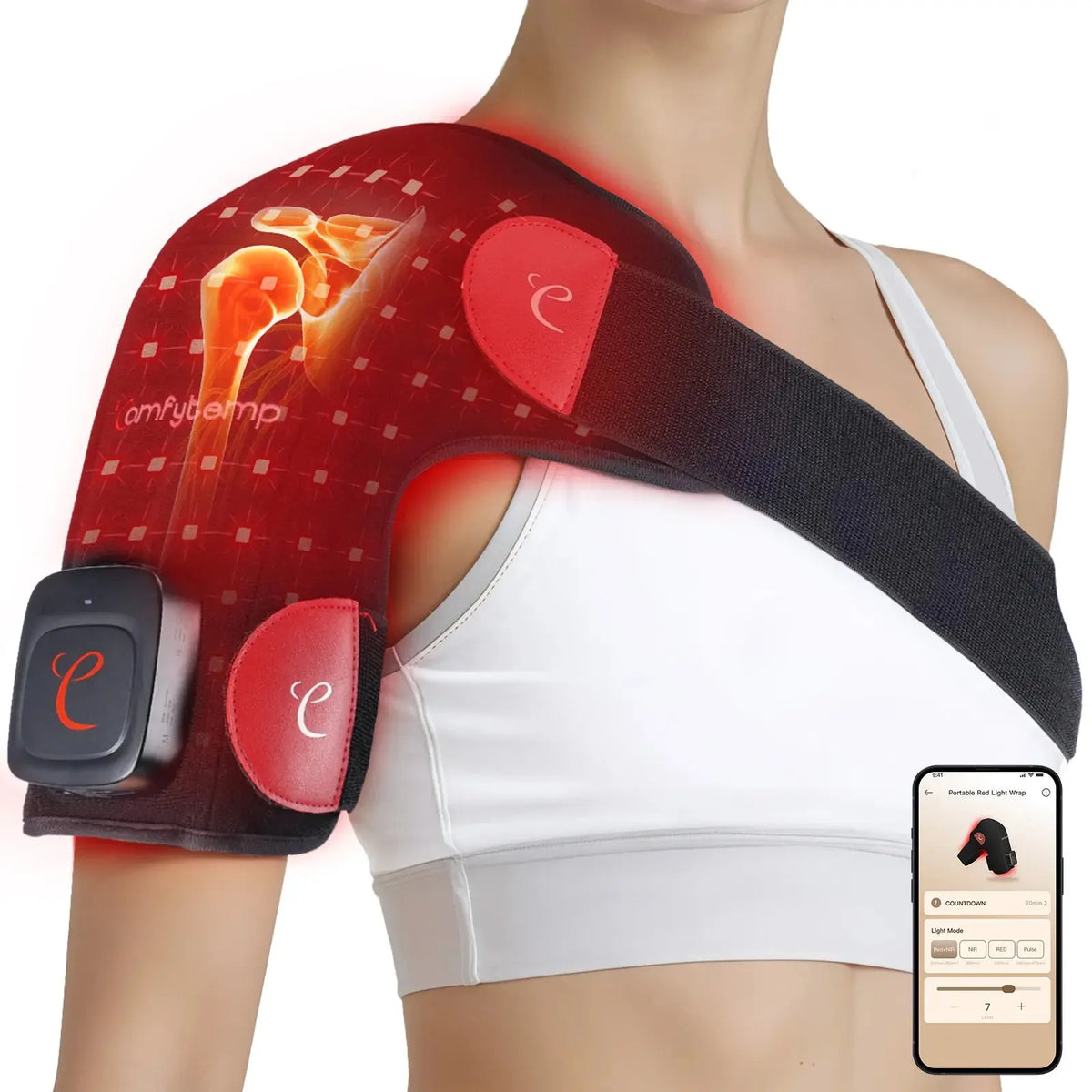 Portable Red Light Therapy Pad for Neck and Shoulder