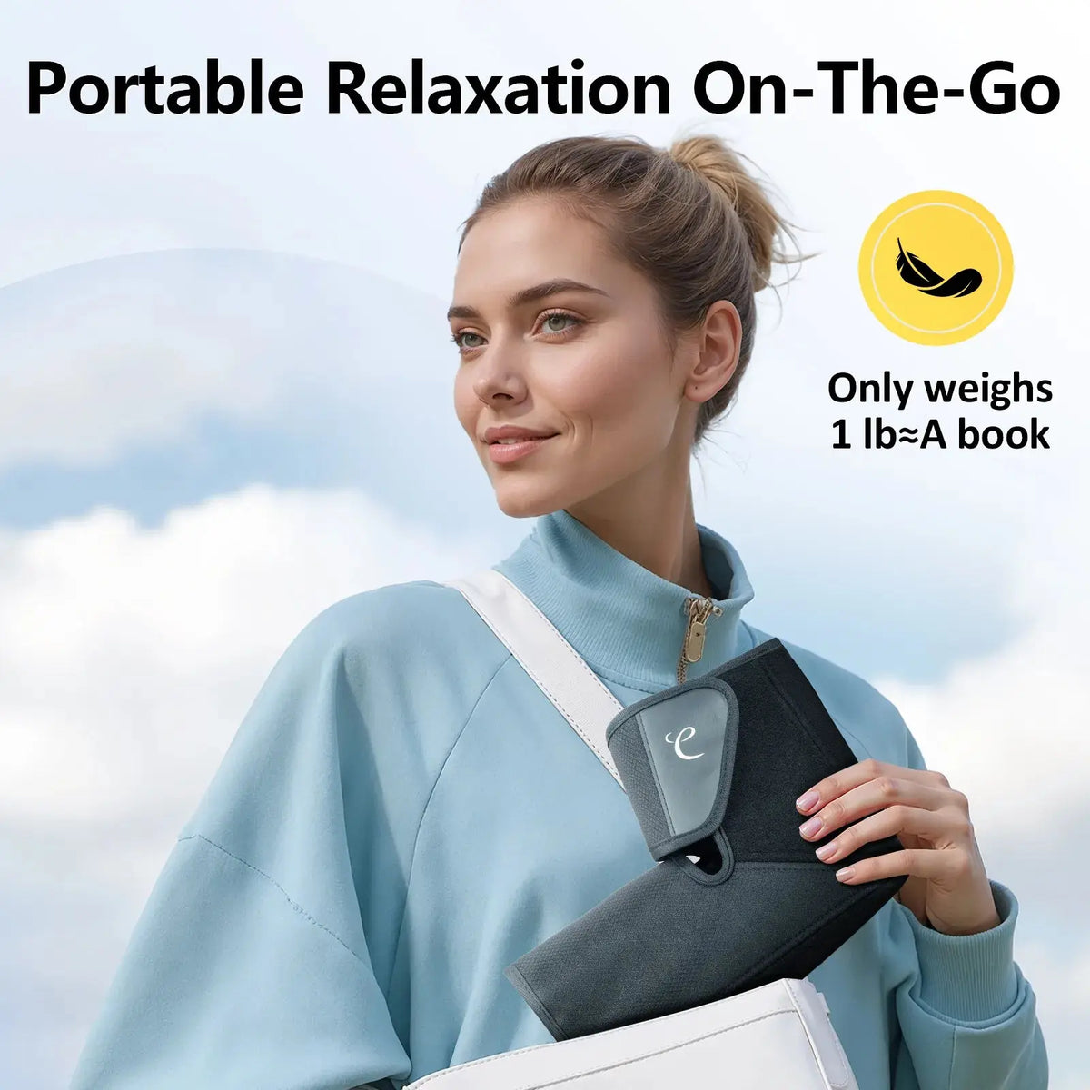 Portable Air Compression Foot Massager with Heat