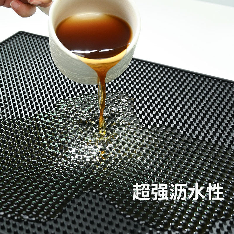 A Variety of In-Stock Pvc Bar Draining Mats, Square Tabletop Heat-Insulating Water-Draining Non-Slip Cocktail Coasters, Milk Tea Bar Mats - image 3