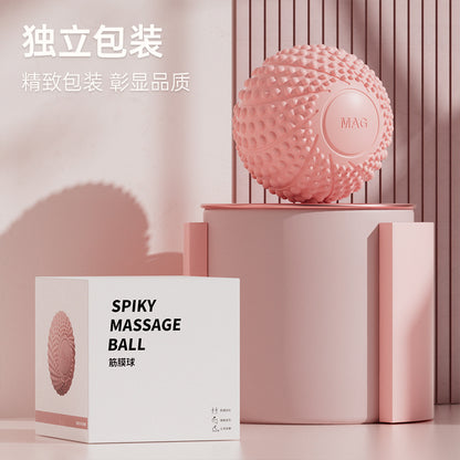 Fascia ball foot massage ball yoga muscle relaxation foot hedgehog ball yoga magnetic fitness ball foot arch peanut ball - image 4