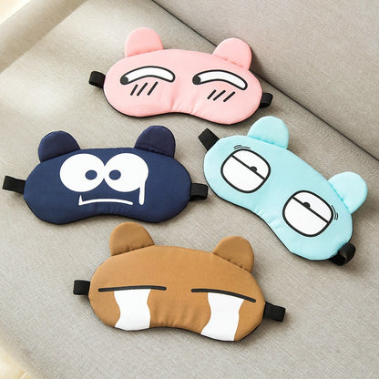Eye Mask, Light-Blocking and Breathable, Female Cute Male Sleeping Ice Pack, Ice Compress and Hot Compress for Sleeping, Relieving Eye Fatigue, Eye Mask for Students - image 3