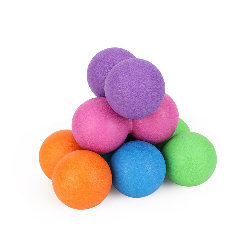 Tpe Massage Fitness Ball Relaxation Muscle Fitness Supplies Rubber Peanut Ball Massage Ball Fascia Ball Soothing - image 2