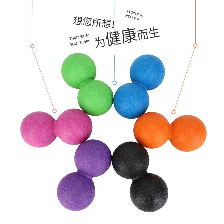 Tpe Massage Fitness Ball Relaxation Muscle Fitness Supplies Rubber Peanut Ball Massage Ball Fascia Ball Soothing - image 3