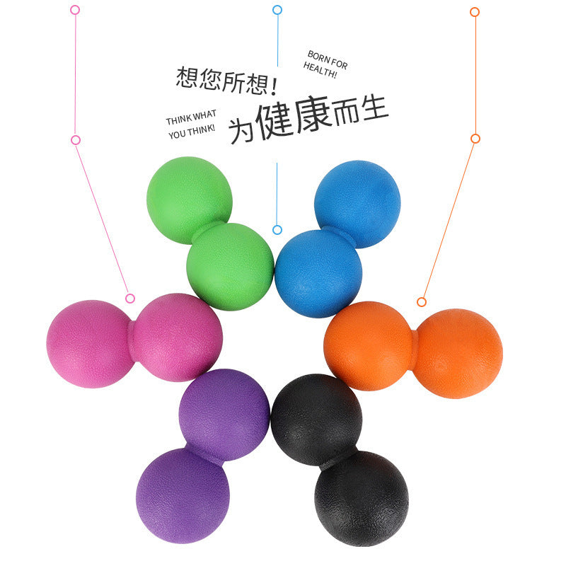 Tpe Massage Fitness Ball Relaxation Muscle Fitness Supplies Rubber Peanut Ball Massage Ball Fascia Ball Soothing - image 4