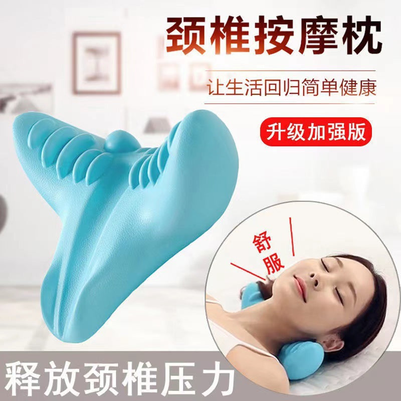Cervical spine massage pillow household gravity shiatsu stretch neck massager cervical spine pillow neck shoulder massage pillow rich bag - image 2