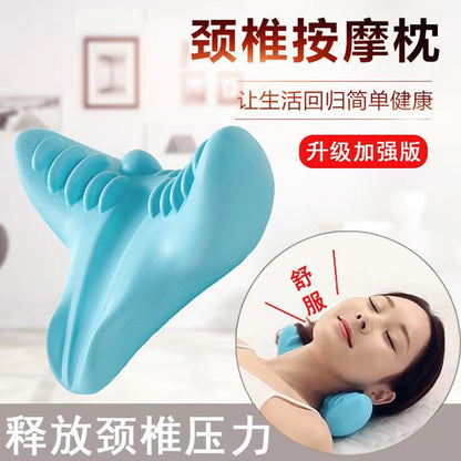 Cervical spine massage pillow household gravity shiatsu stretch neck massager cervical spine pillow neck shoulder massage pillow rich bag - image 2