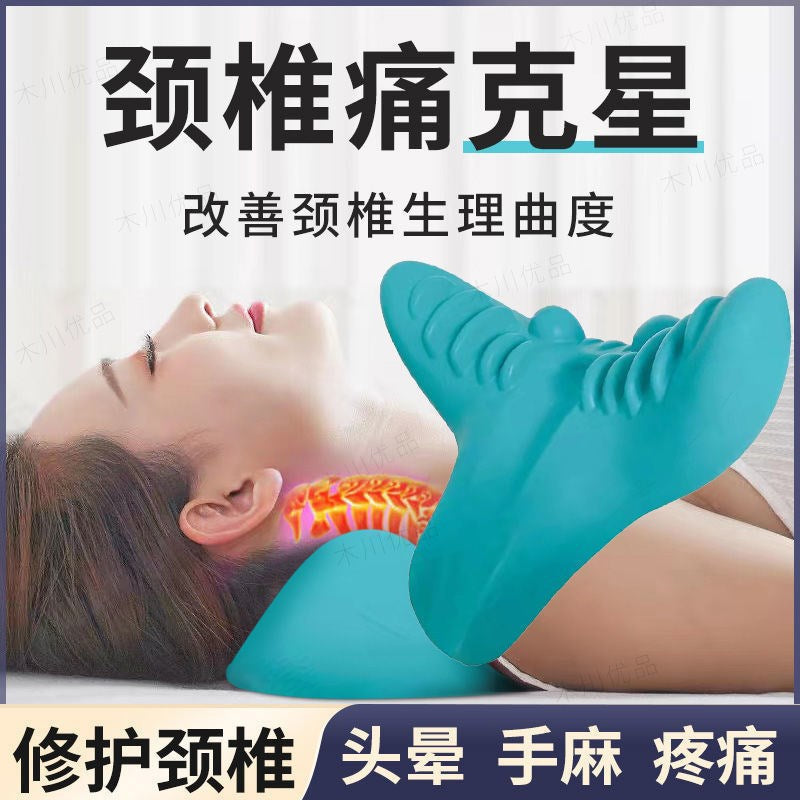 Cervical spine massage pillow household gravity shiatsu stretch neck massager cervical spine pillow neck shoulder massage pillow rich bag - image 3