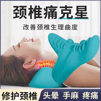 Cervical spine massage pillow household gravity shiatsu stretch neck massager cervical spine pillow neck shoulder massage pillow rich bag - image 3