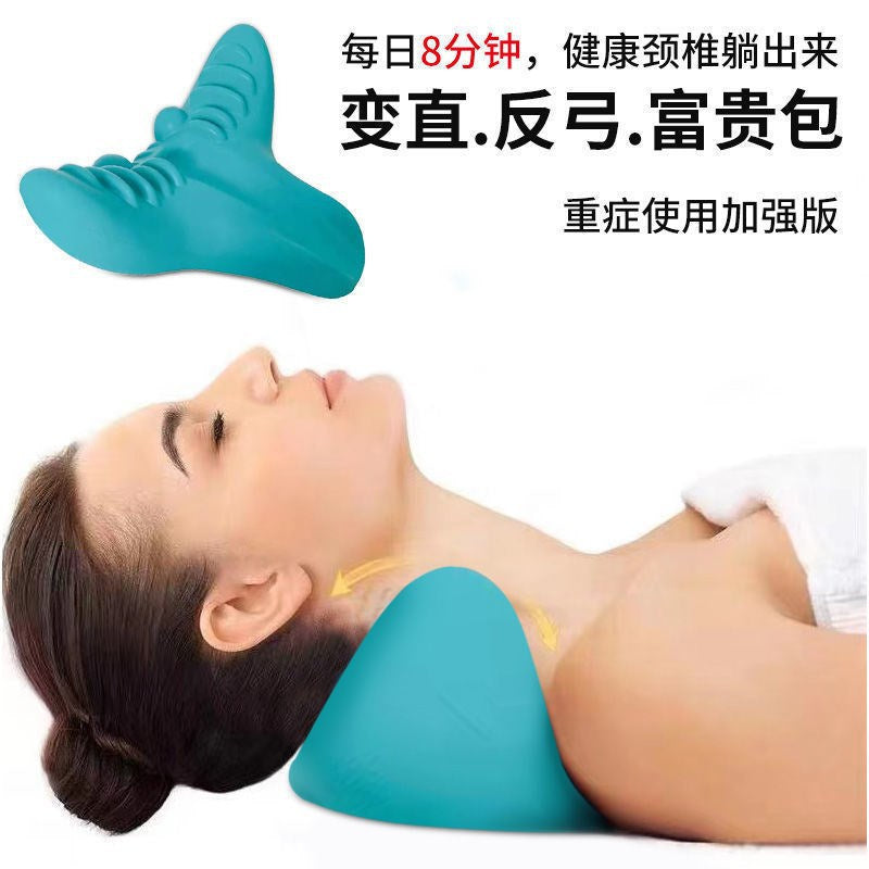 Cervical spine massage pillow household gravity shiatsu stretch neck massager cervical spine pillow neck shoulder massage pillow rich bag - image 4