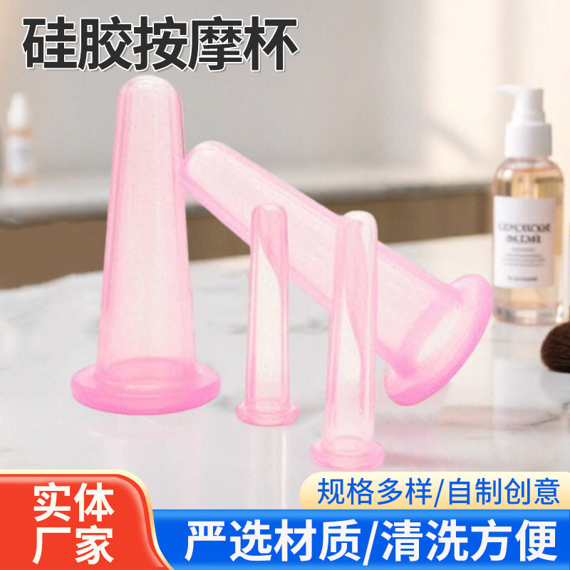Silicone Massage Cup for Home Use, Vacuum Pressure Massage Cup, Colorful Silicone Cupping Device, Mini Negative Pressure Cupping Massage Cup - image 1