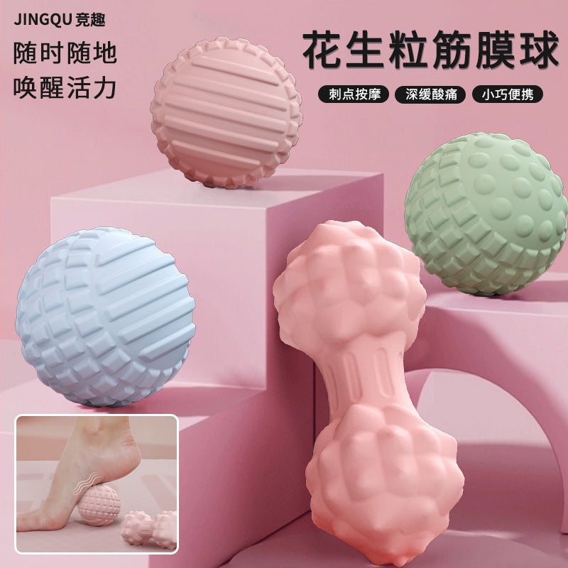 Fascia ball plantar foot massage ball deep acupoint muscle relaxation shoulder cervical fitness yoga hand meridian ball - image 3