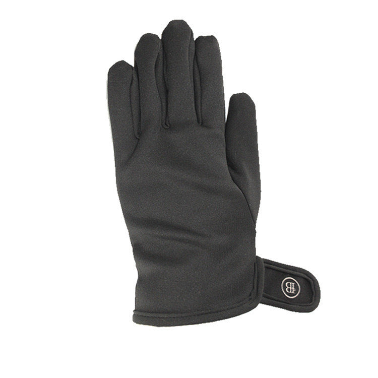 Five-Finger Magic Tape Gloves, Extended and Thickened, Heat-Resistant Hairdressing Gloves, Wholesale from Dongguan Manufacturer, Anti-Scalding Curling Iron Glov - image 1