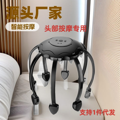 Head Massager Octopus Electric Massager Scalp Relaxation Dredging Vibration Stress Relief Artifact Multifunctional Wholesale - image 1