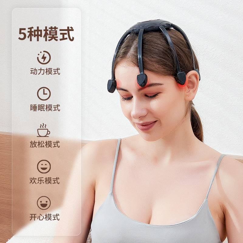 Head Massager Octopus Electric Massager Scalp Relaxation Dredging Vibration Stress Relief Artifact Multifunctional Wholesale - image 3