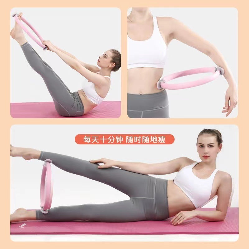 Yoga Ring, Magic Circle, Pilates Ring, Pelvic Floor Muscle Training, Leg Fitness Equipment, Back and Thigh Workout, Yoga Wheel, Large Circle Ring - image 4