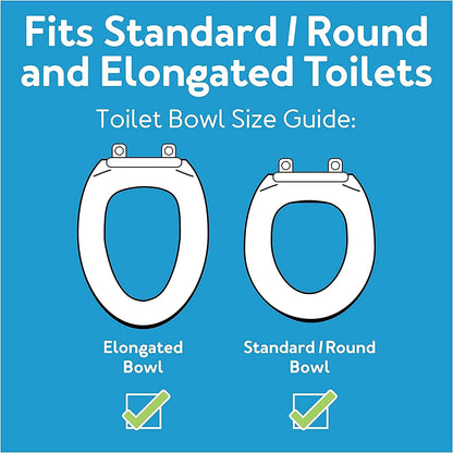 Carex Classics Raised Toilet Seat With Armrests