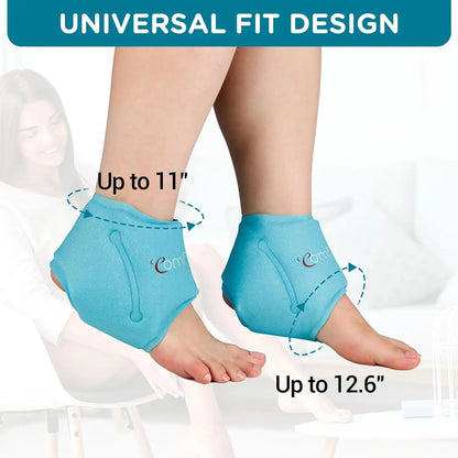 Hot and Cold Gel Pack Wrap For Ankle