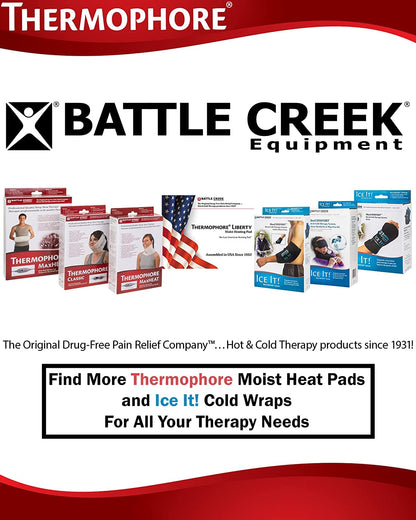 Thermophore MaxHEAT Model 177 — Petite 4"x17" Moist Heating Pad | Neck, Knee & Shoulders
