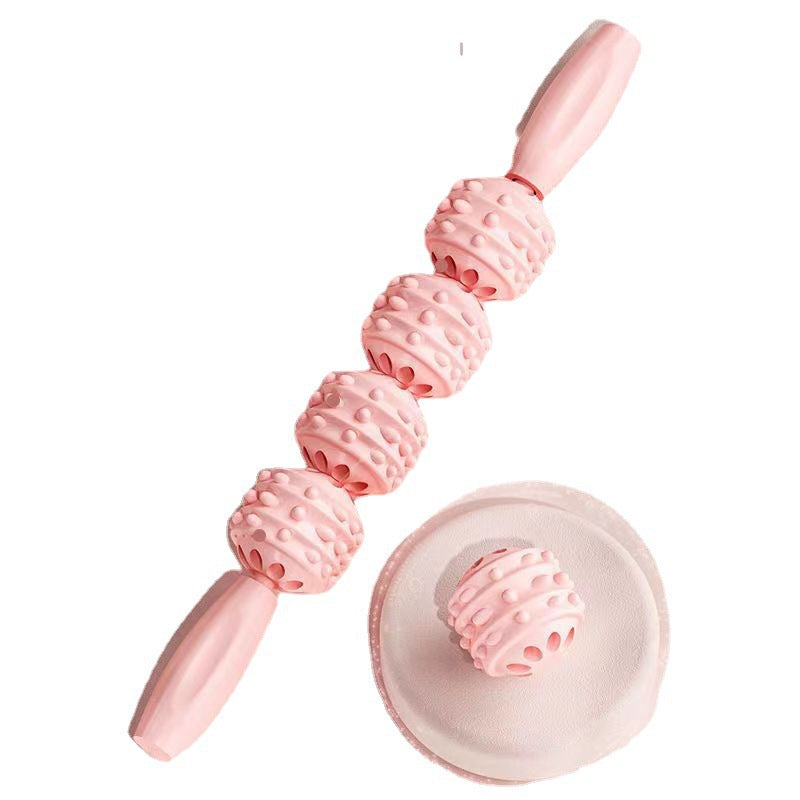 Yoga massage stick roller calf muscle massage roller cervical shoulder back muscle relaxer children Mace - image 5