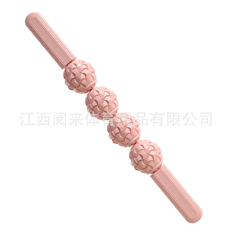 Massage stick wolf tooth stick muscle relaxing device leg slimming artifact calf massage roller fitness fascial stick Langya roller - image 5