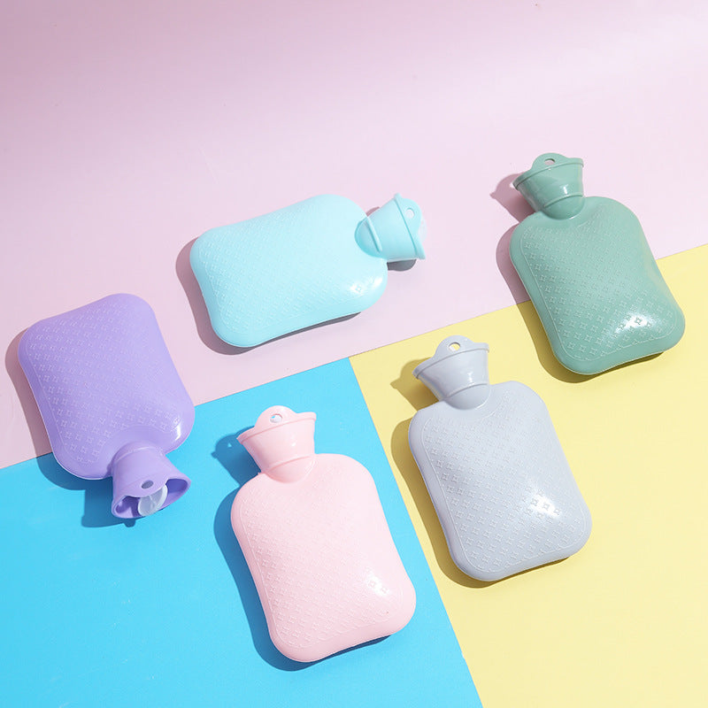 Hot water bag water injection warm belly warm water bag warm quilt hand warmer female student belly cute plush hot compress small size - image 3