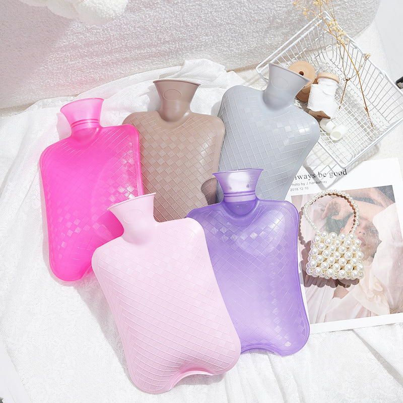Hot water bag water injection warm belly warm water bag warm quilt hand warmer female student belly cute plush hot compress small size - image 4