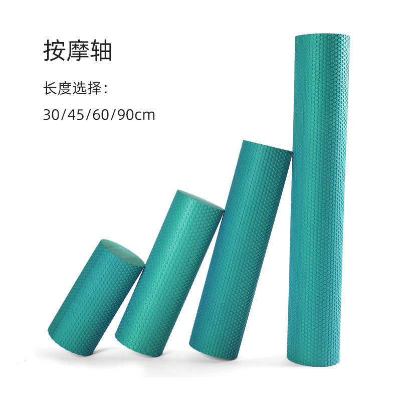 Solid yoga column muscle relaxation 3D solid eva foam roller 90cm foam fitness shaft - image 2