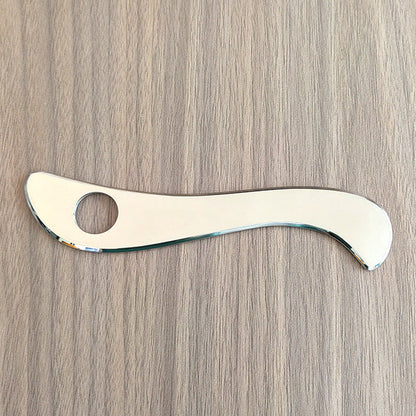 Stainless Steel Fascia Knife for Face, Eye, Beauty, Whole Body Muscle Relaxation Massager, Relaxation S-Shaped Fascia Knife - image 3