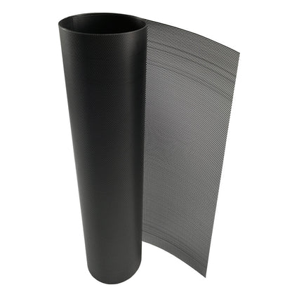 Black PVC dust-proof net punched mesh plate plastic net computer host filter chassis fan heat dissipation net cover 30CM - image 5