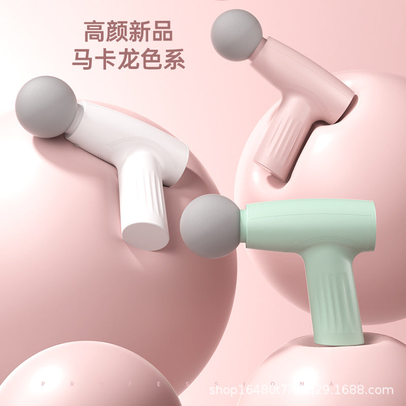 Cross-border mini charging electric fascial gun mini portable relief relaxation muscle massager small ladies household neck - image 3