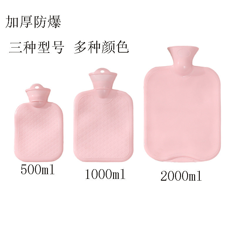 New light board hand warmer water injection warm handbag belly hot water bag hot compress constant temperature portable large capacity three sizes warm - image 2