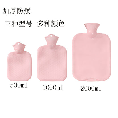 New light board hand warmer water injection warm handbag belly hot water bag hot compress constant temperature portable large capacity three sizes warm - image 2