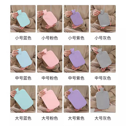 New light board hand warmer water injection warm handbag belly hot water bag hot compress constant temperature portable large capacity three sizes warm - image 4