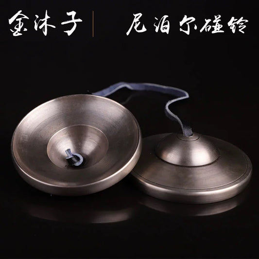 Premium Nepalese Handcrafted Bronze Chimes, Meditation Yoga Sound Therapy Awakening Instrument, Ritual Bell, Cymbal - image 1
