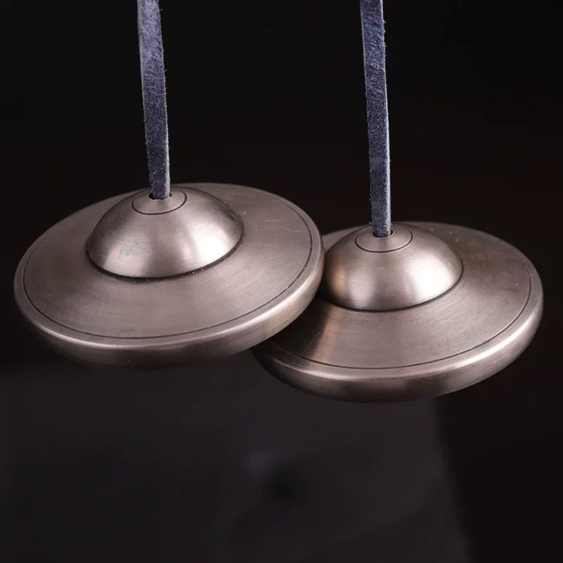 Premium Nepalese Handcrafted Bronze Chimes, Meditation Yoga Sound Therapy Awakening Instrument, Ritual Bell, Cymbal - image 2