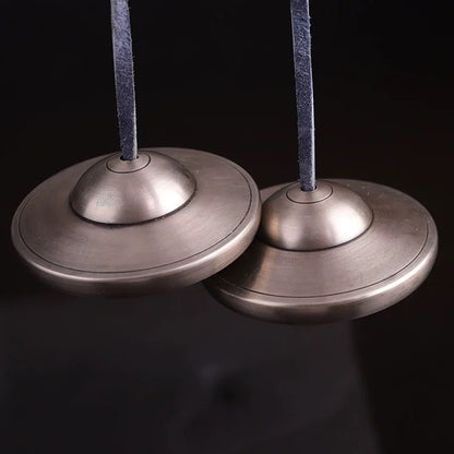 Premium Nepalese Handcrafted Bronze Chimes, Meditation Yoga Sound Therapy Awakening Instrument, Ritual Bell, Cymbal - image 2