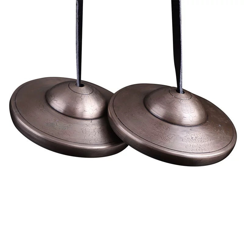 Premium Nepalese Handcrafted Bronze Chimes, Meditation Yoga Sound Therapy Awakening Instrument, Ritual Bell, Cymbal - image 5