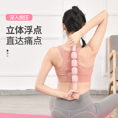 mace massage roller muscle relaxation foam thin calf arm artifact langya yoga fitness fascia tool - image 3