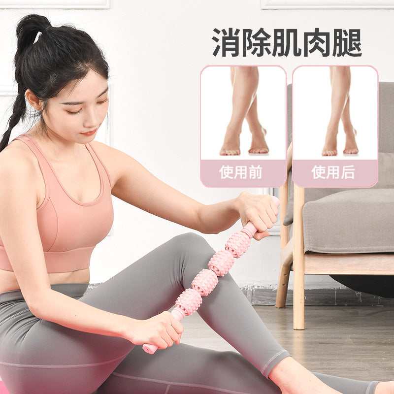 mace massage roller muscle relaxation foam thin calf arm artifact langya yoga fitness fascia tool - image 4