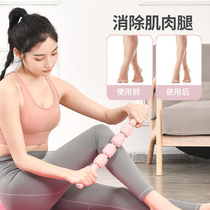 mace massage roller muscle relaxation foam thin calf arm artifact langya yoga fitness fascia tool - image 4